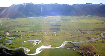 Jackknife Creek Ranch Aerial photo